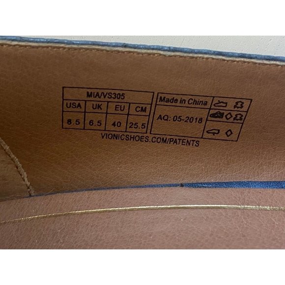 Vionic Blue Classic Heels - Picture 9 of 9